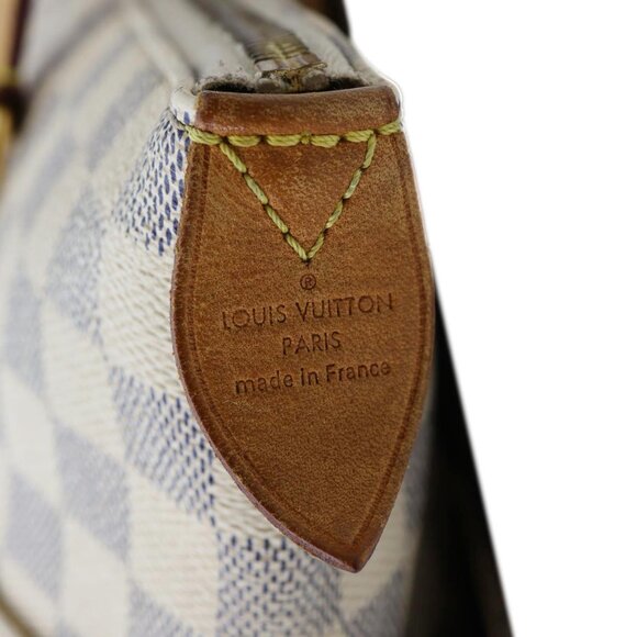 Louis Vuitton Totally MM Damier Azur Shoulder Bag White - Picture 13 of 14